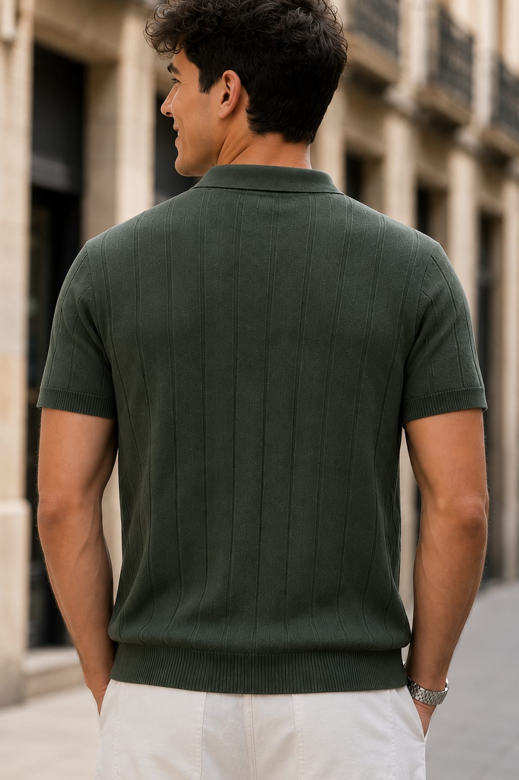 EDGE KNIT GREEN