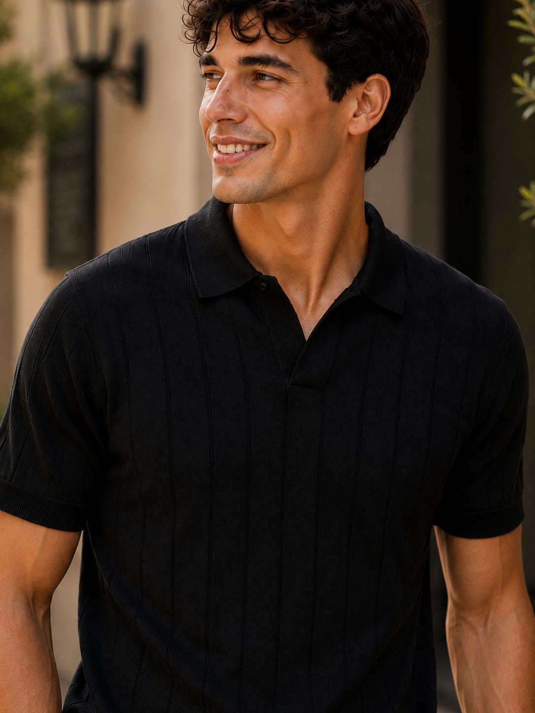 EDGE KNIT BLACK