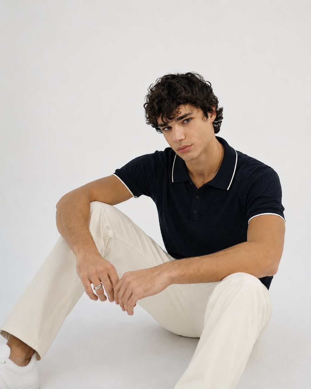 BEZOKE BLUE POLO