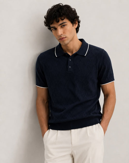 BEZOKE BLUE POLO