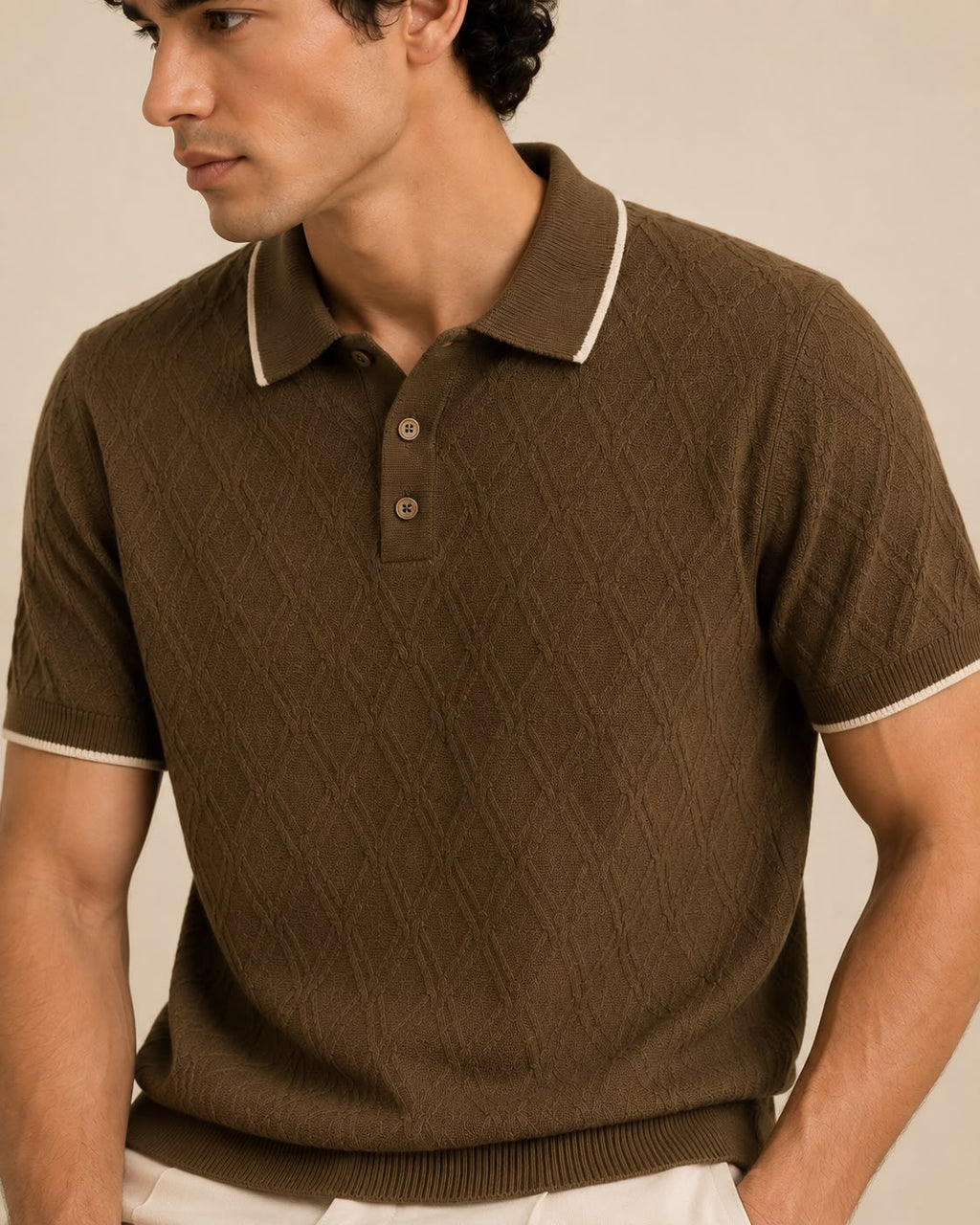 BEZOKE OLIVE POLO