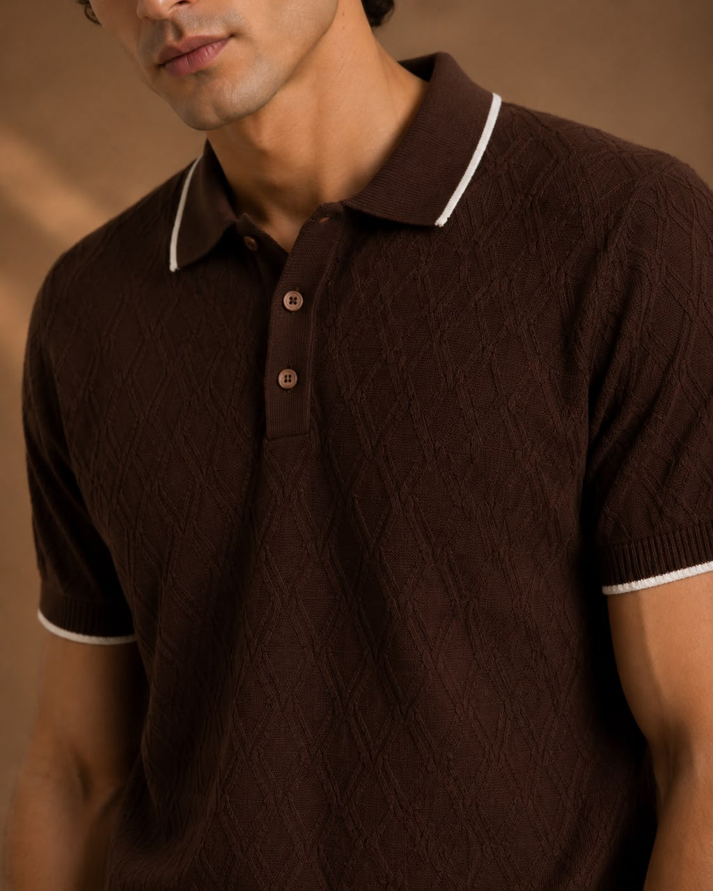 BEZOKE BROWN POLO