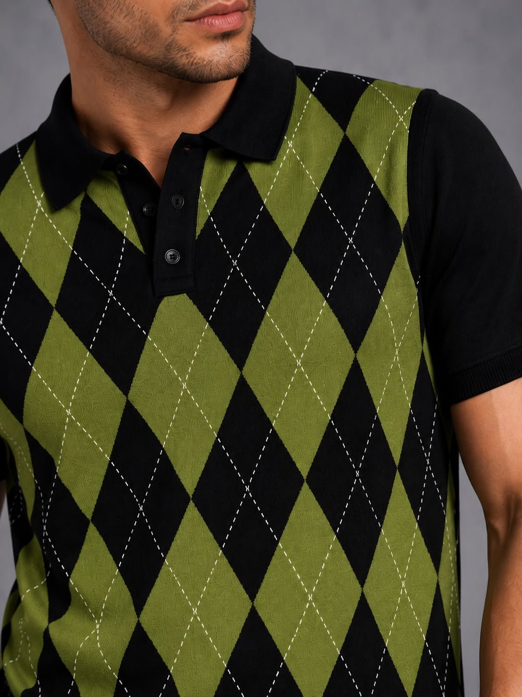 VINTAGE CROWN GREEN POLO