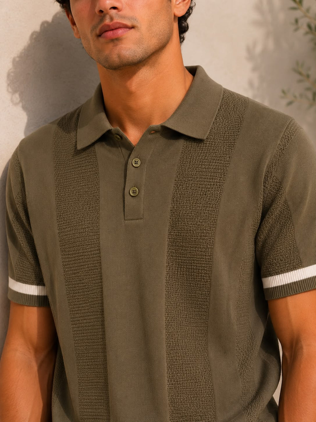BEZOKE COMFY BROWN POLO