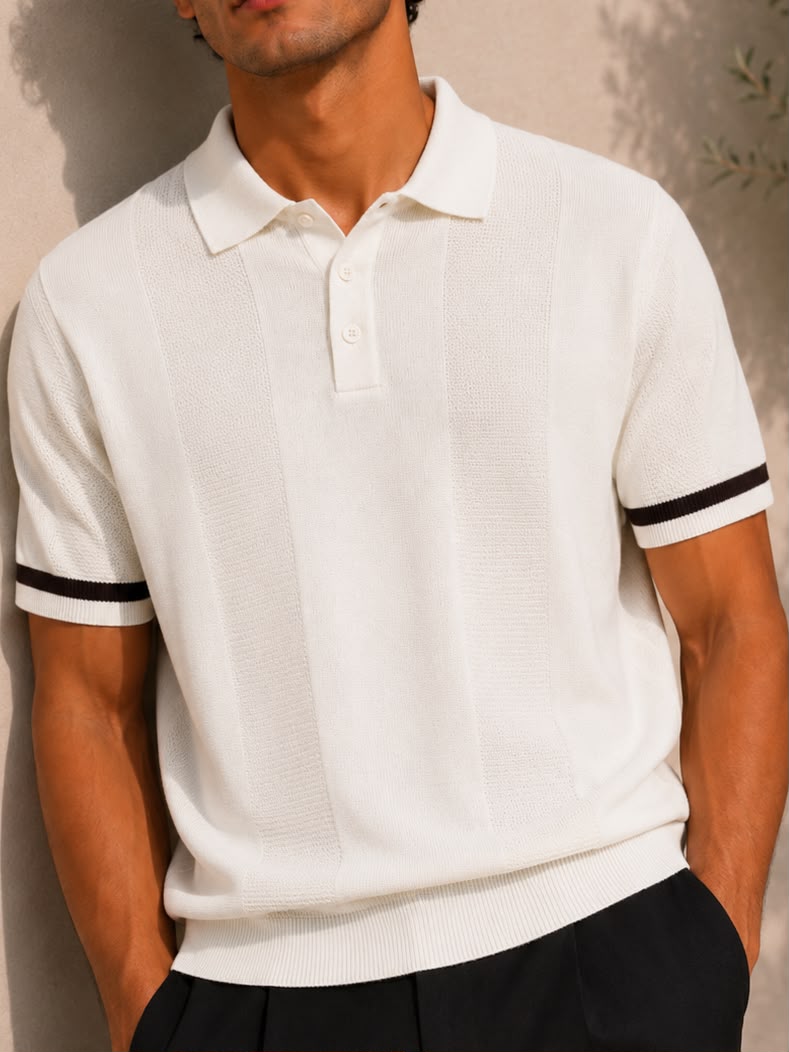 BEZOKE COMFY WHITE POLO