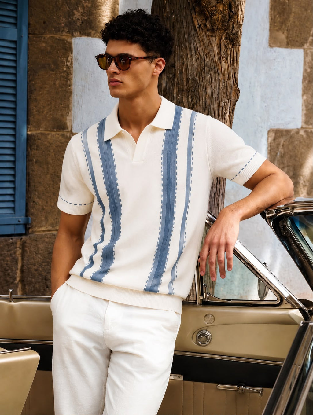 VALENCIA STRIPE WHITE