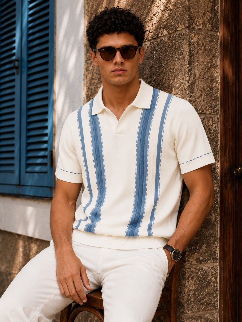 VALENCIA STRIPE WHITE