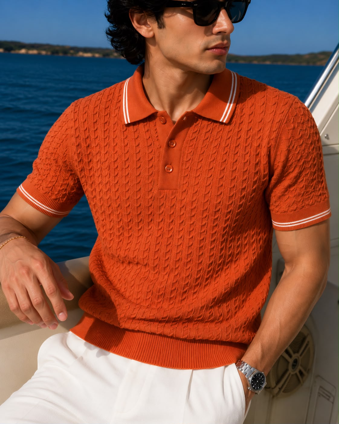 WAVE KNIT ORANGE