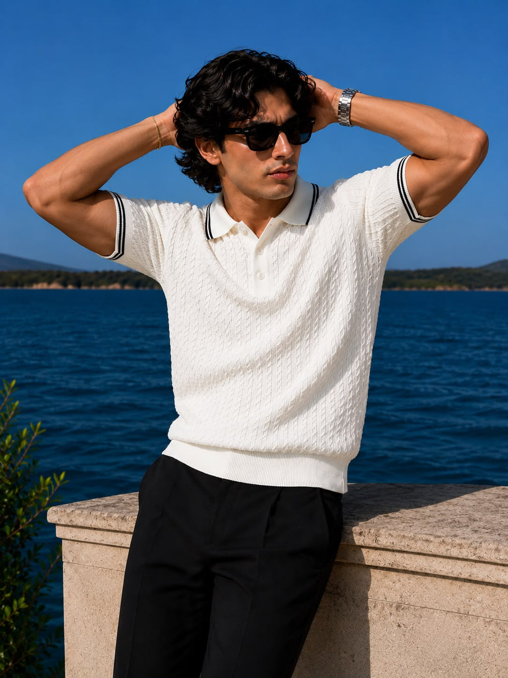 WAVE KNIT WHITE