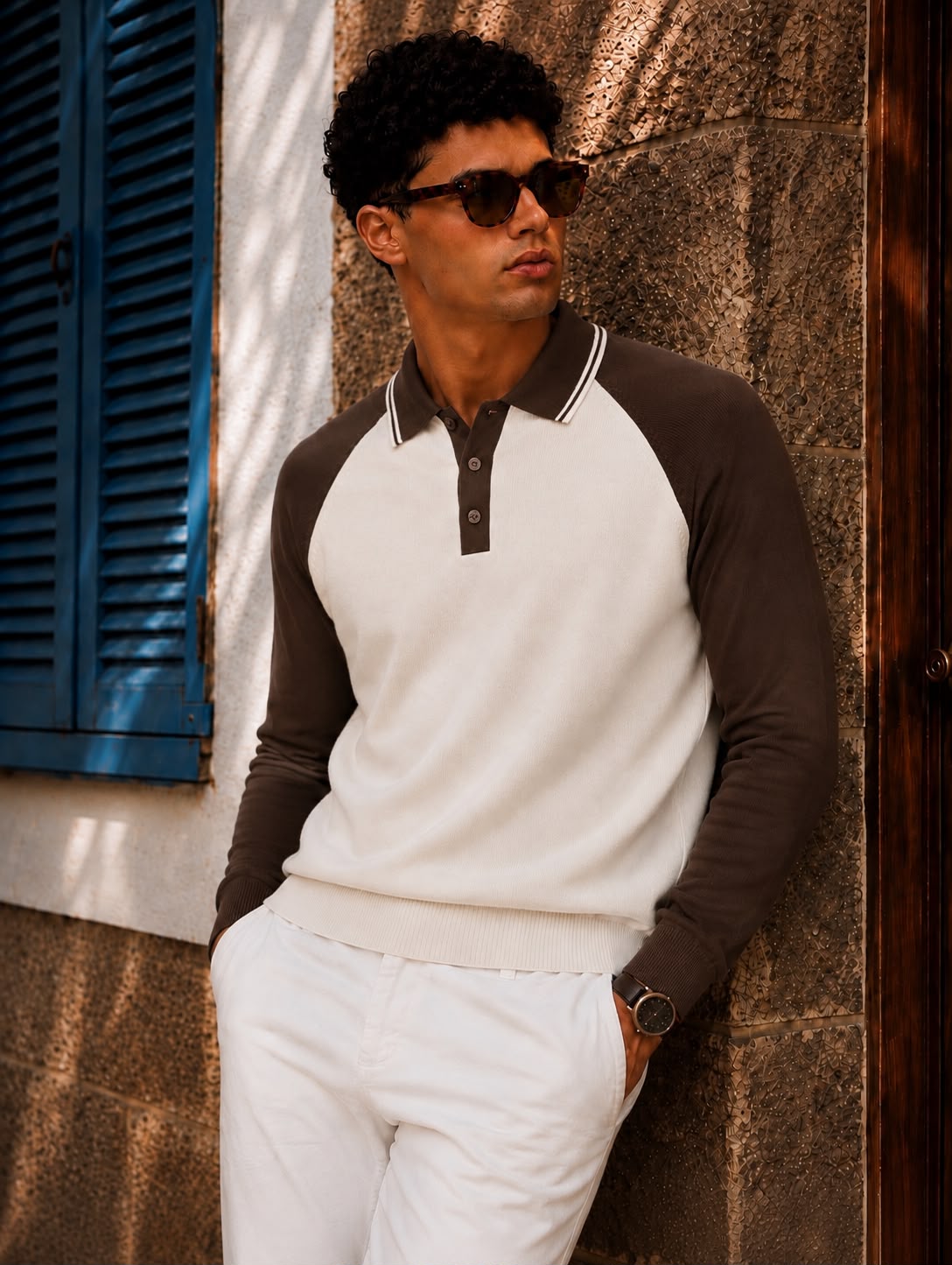 CLASSIC REGLAN FULL SLEEVES BROWN
