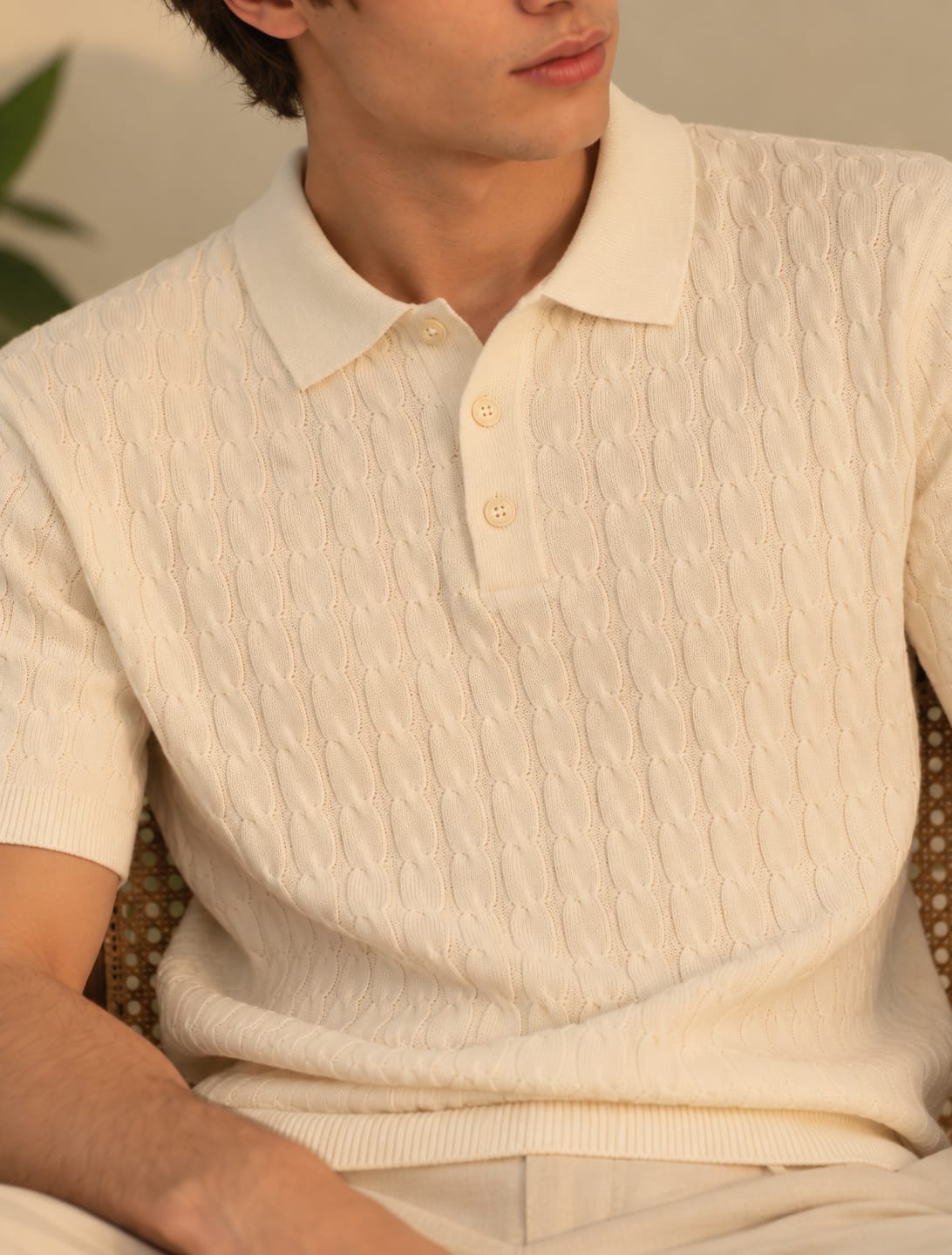 CABEL KNIT CREAM