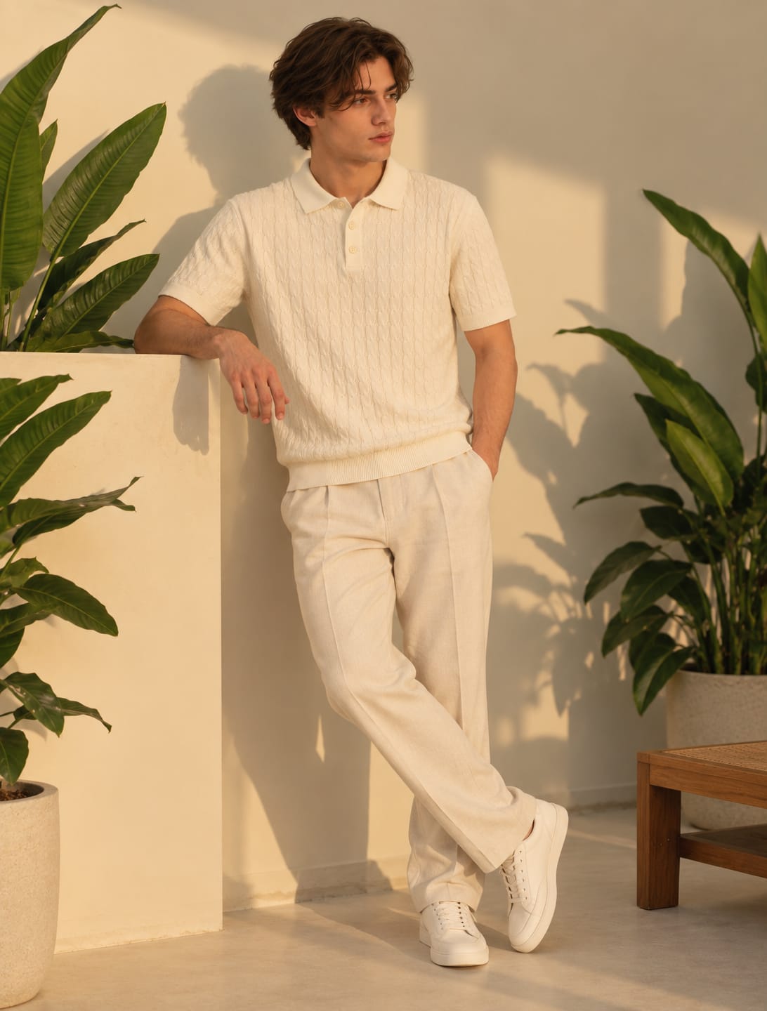 CABEL KNIT CREAM