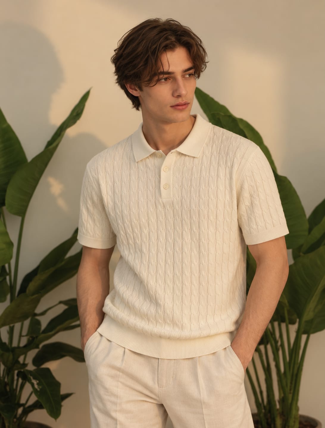 CABEL KNIT CREAM